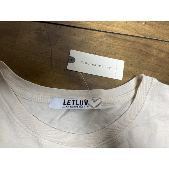 Anthropologie Letluv Champagne Tower Graphic Tee Size Small NWT - Picture 2 of 10